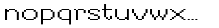 Hopixel Expanded Font LOWERCASE