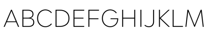 Hoppa Ultra Light Font UPPERCASE