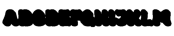 Hoptune Extrude Font UPPERCASE