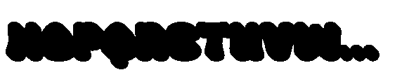Hoptune Extrude Font UPPERCASE