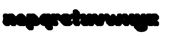 Hoptune Extrude Font LOWERCASE