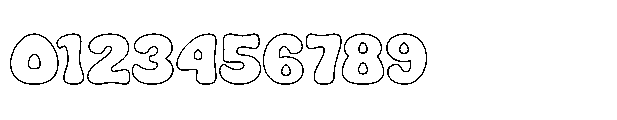 Hoptune Inline Font OTHER CHARS