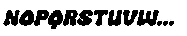 Hoptune Slant Font UPPERCASE