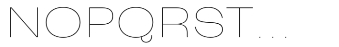 Horae Thin Font UPPERCASE