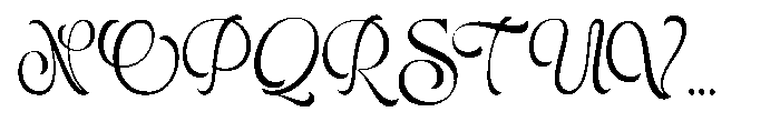 Horia Garden Font LOWERCASE