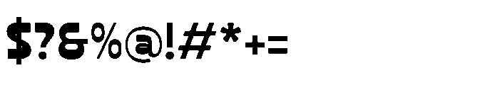 Horizon Caster Regular Font OTHER CHARS
