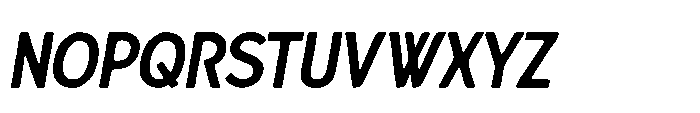 Horizon Light Dingbat Horizon Light Italic Regular Font UPPERCASE