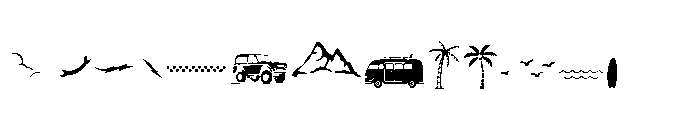 Horizon Light Dingbat Regular Font LOWERCASE