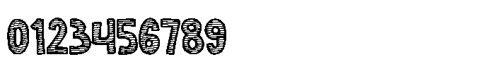 Horizontal Chalk Font OTHER CHARS
