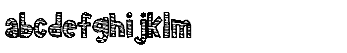 Horizontal Chalk FONT