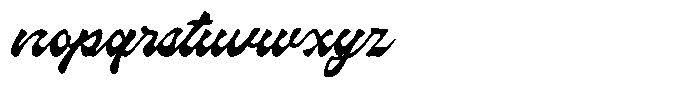 Hormuz Font LOWERCASE