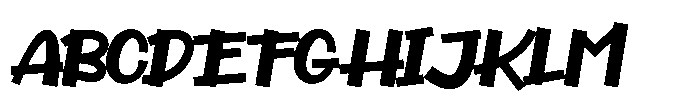 Horn Pop Bold Font UPPERCASE