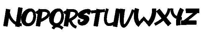 Horn Pop Bold Font UPPERCASE