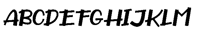 Horn Pop Regular Font UPPERCASE
