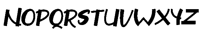 Horn Pop Regular Font UPPERCASE
