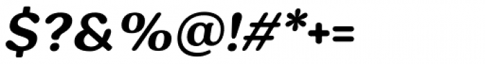 Hornbill Bold Italic Font OTHER CHARS