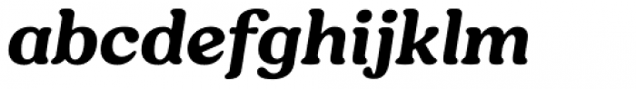 Hornbill Extra Bold Italic Font LOWERCASE