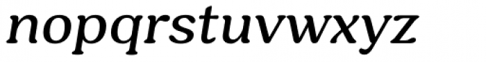 Hornbill Medium Italic Font LOWERCASE