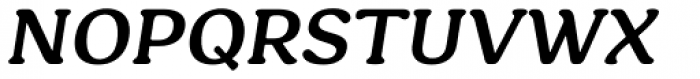 Hornbill Semi Bold Italic Font UPPERCASE