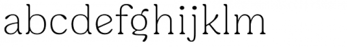 Hornbill Thin Font LOWERCASE