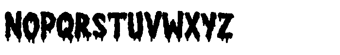 Horror Ghost Font UPPERCASE