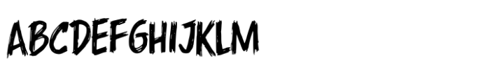 Horror Scratch Font UPPERCASE