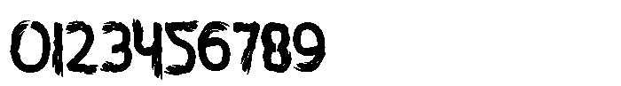 Horror Whisper One Font OTHER CHARS