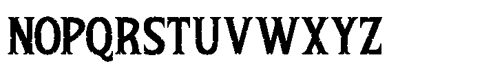 Horror Whisper Three Font UPPERCASE