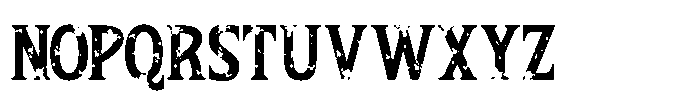 Horror Whisper Two Font UPPERCASE