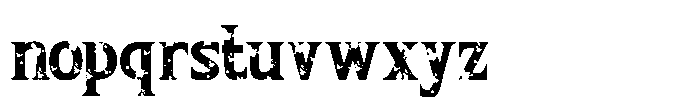 Horror Whisper Two Font LOWERCASE