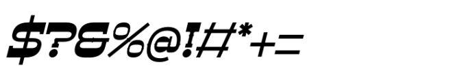Horse Speed Italic Font OTHER CHARS