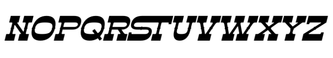 Horse Speed Italic Font UPPERCASE