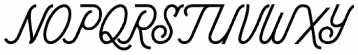 Horseman Script Font UPPERCASE