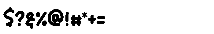 Horsy Moon Font OTHER CHARS