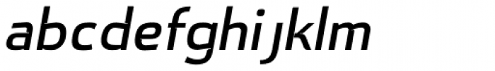 Horush Italic Font LOWERCASE