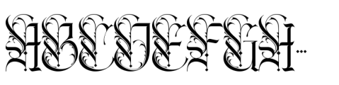 Hostgard Font UPPERCASE