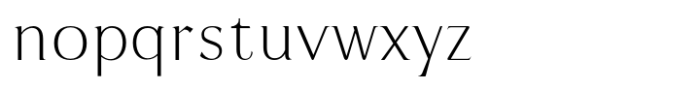 Hostilica Thin Font LOWERCASE