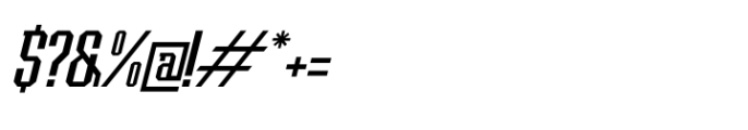 Hoston Runejay Italic Font OTHER CHARS