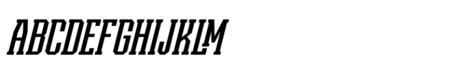 Hoston Runejay Italic Font UPPERCASE