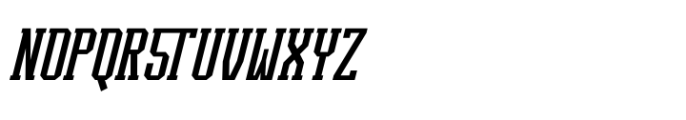 Hoston Runejay Italic Font UPPERCASE