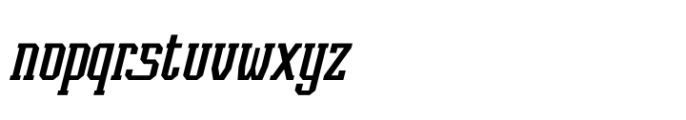 Hoston Runejay Italic Font LOWERCASE
