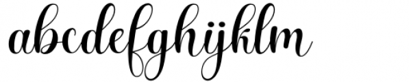 Hothen Regular Font LOWERCASE