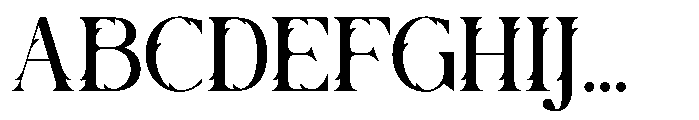 Hotra Regular Font UPPERCASE