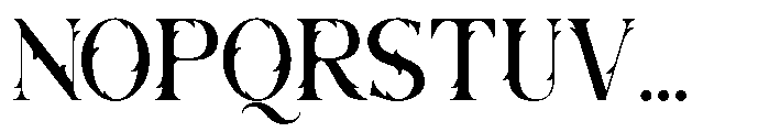 Hotra Regular Font UPPERCASE