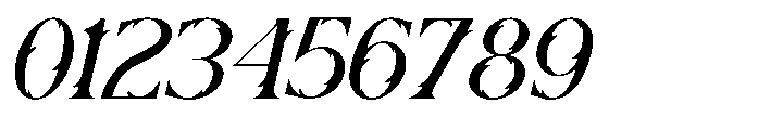 Hotra Slant Font OTHER CHARS