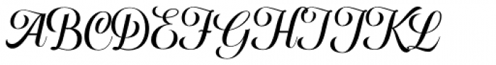 Hougbon Script Regular Font UPPERCASE