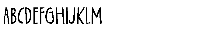 Hours Later Font UPPERCASE