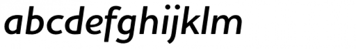 Houschka Alt Pro DemiBold Italic Font LOWERCASE