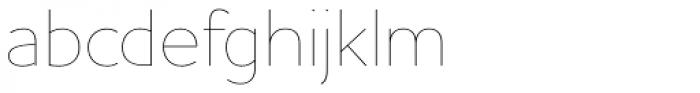 Houschka Alt Pro Thin Font LOWERCASE