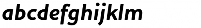 Houschka Pro Bold Italic Font LOWERCASE